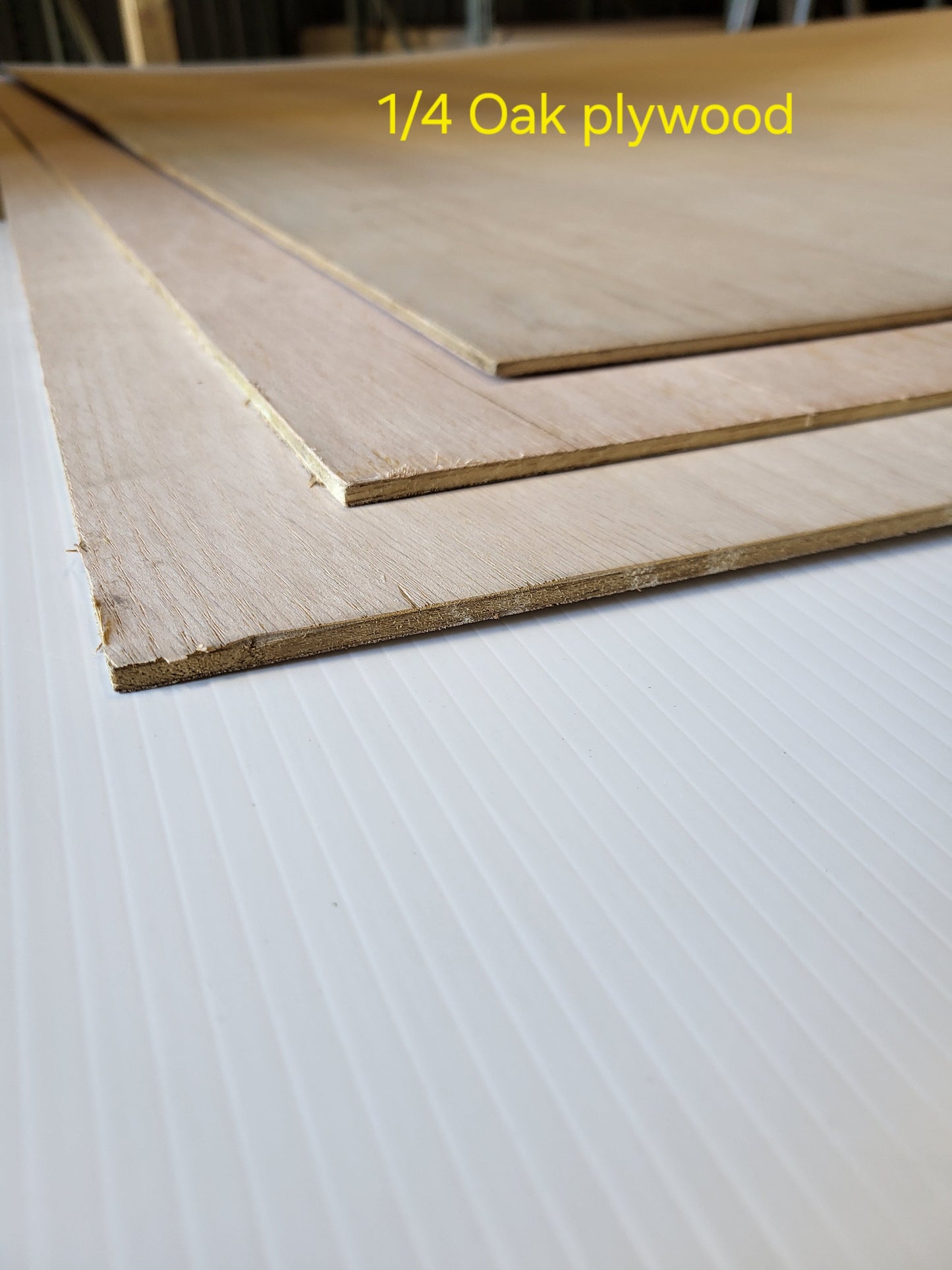 1/4X4X8 OAK S2S PLYWOOD CORE