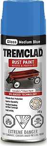 Rust-Oleum 27009B522 Rust Preventative Spray Paint, Gloss, Medium Blue, 340 g, Can