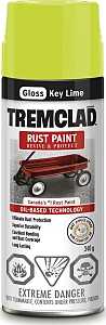 Rust-Oleum 27033B522 Rust Preventative Spray Paint, Gloss, Key Lime, 340 g, Can