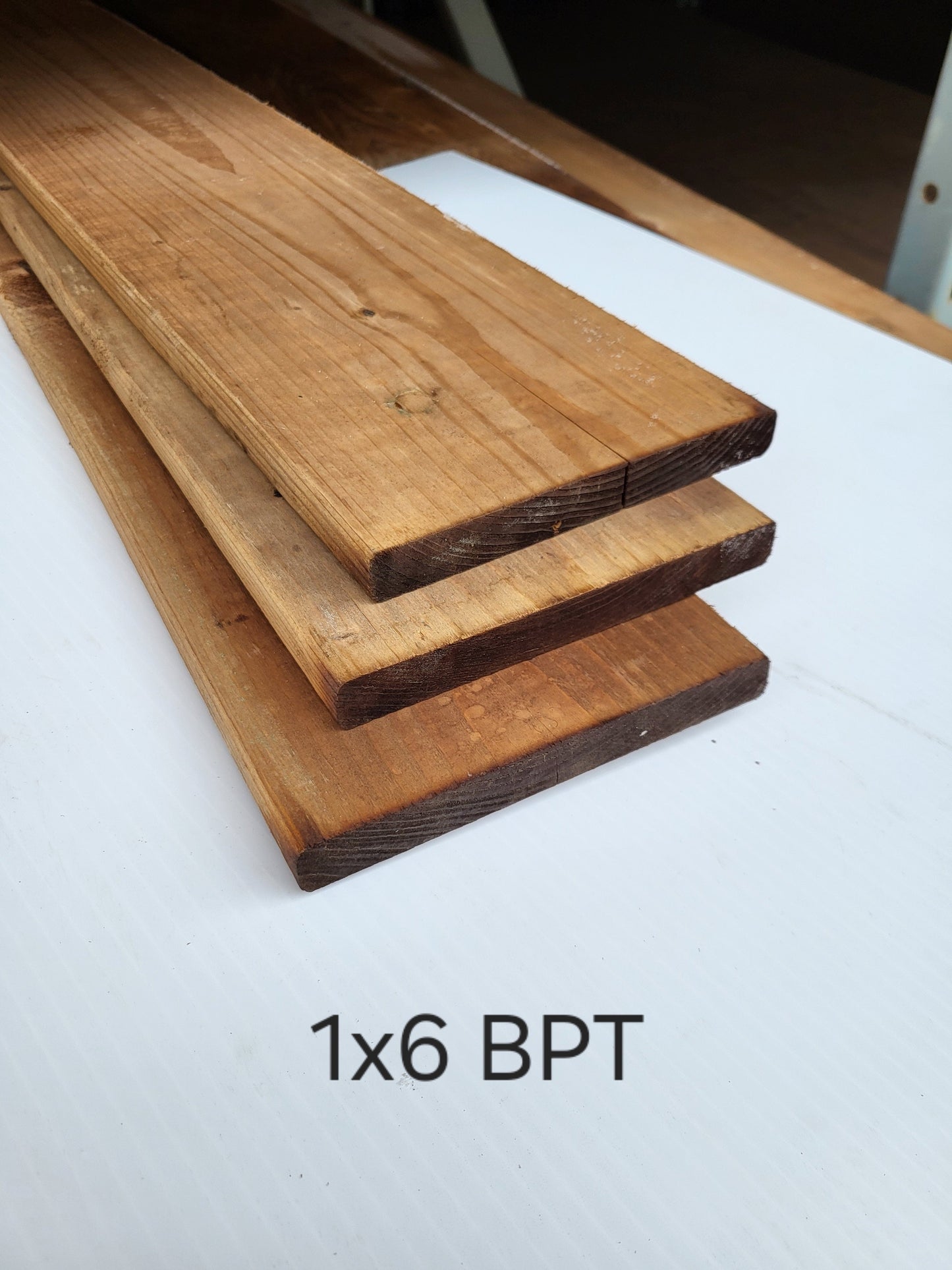 1x6 Brown Pressure Treated