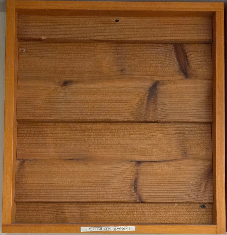 5/8x8 Cedar Bevel (Rough or Smooth Faced)