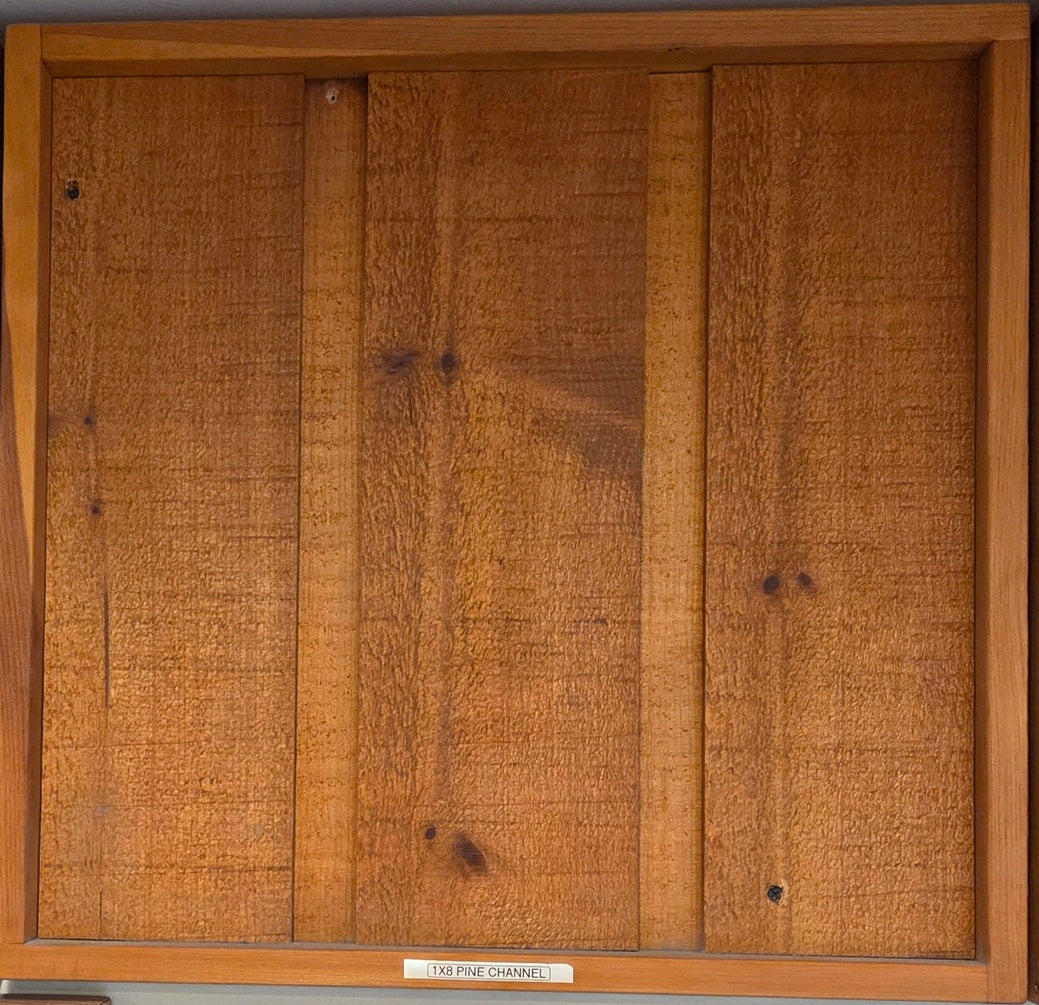1x8 Pine Channel Siding