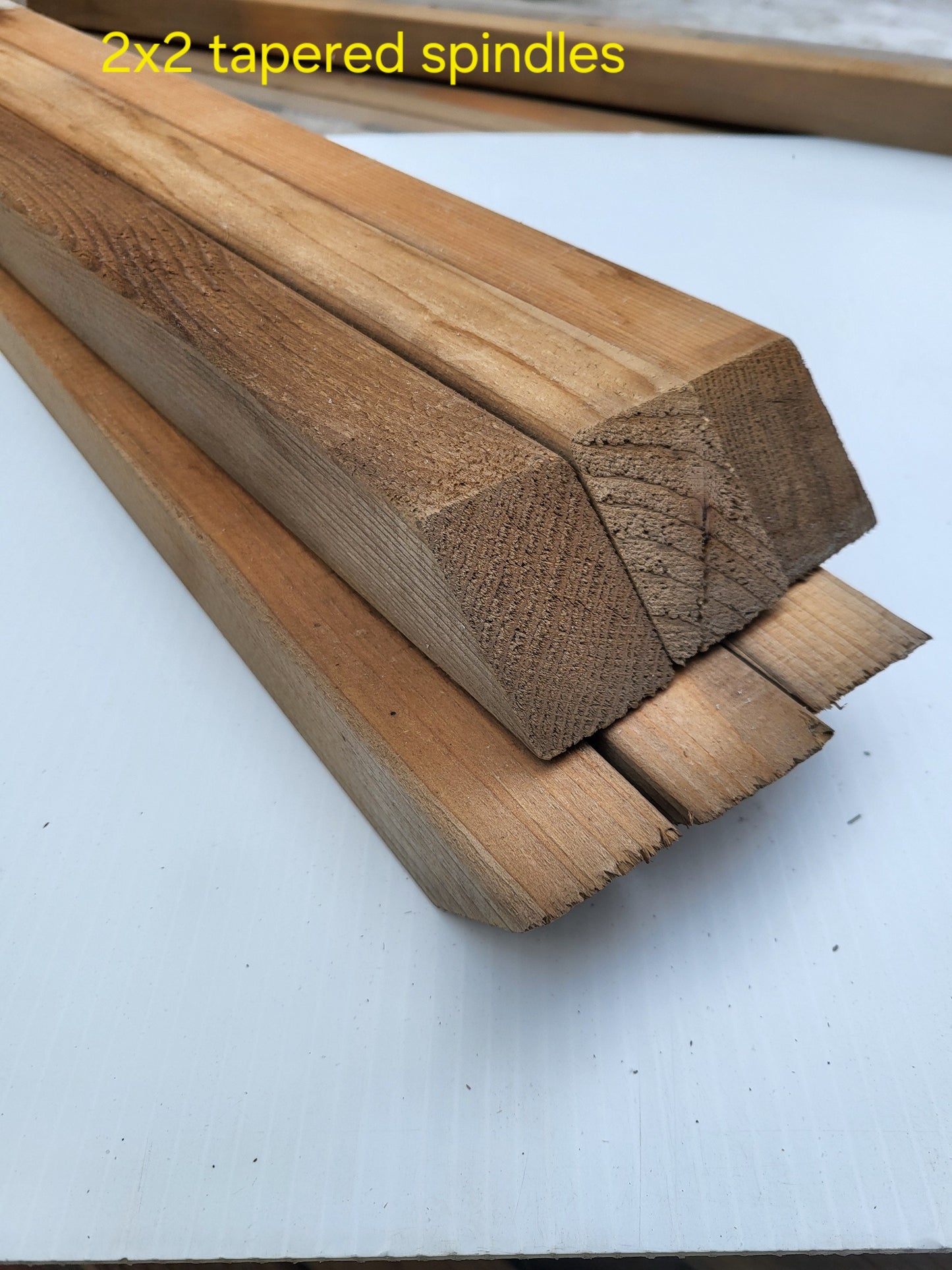 2X2X36 BROWN PT TAPERED SPINDLE