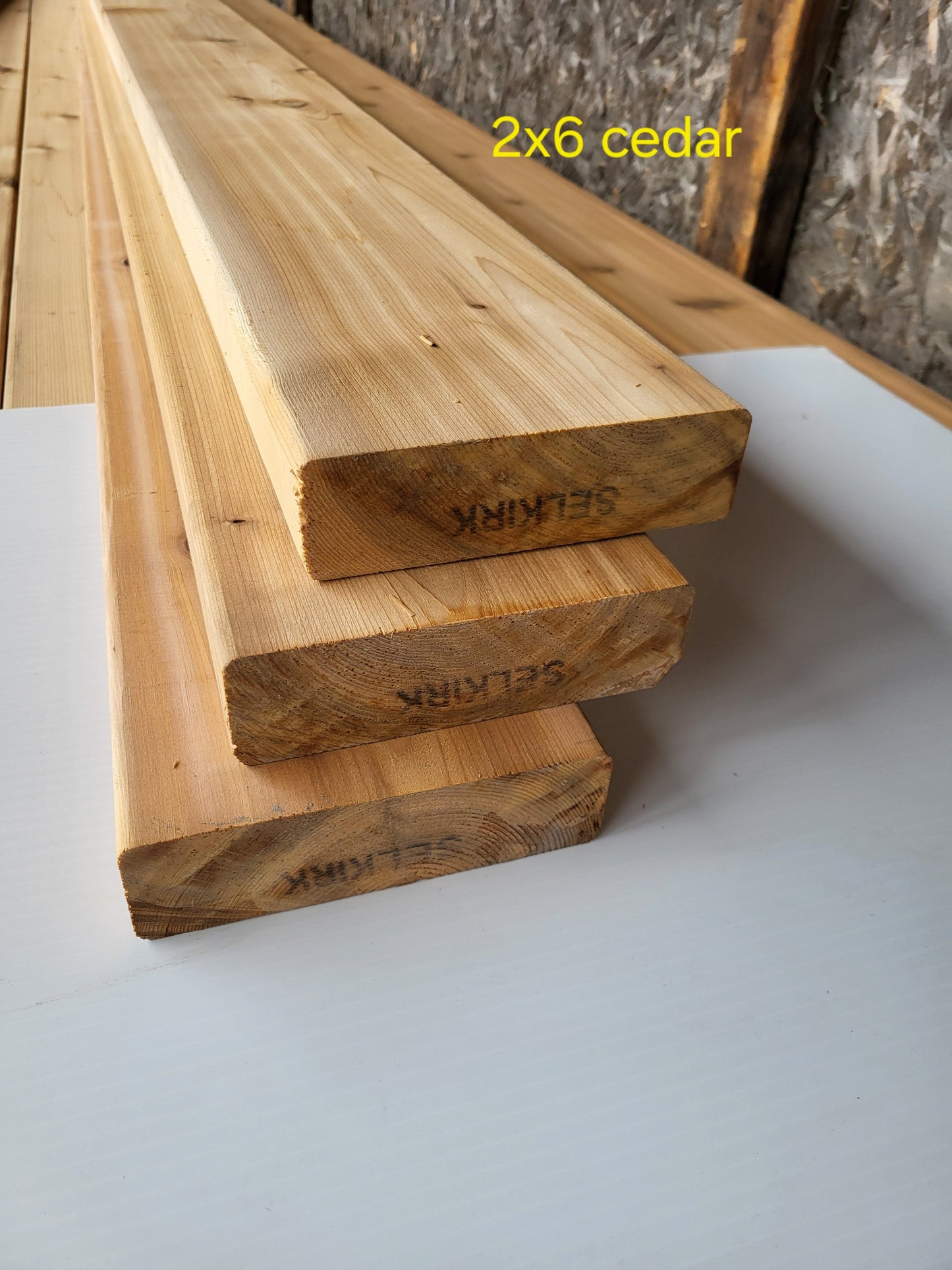 2x6 Cedar