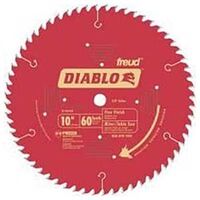 Diablo D1060X Circular Saw Blade, 10 in Dia, 5/8 in Arbor, 60-Teeth, Carbide Cutting Edge