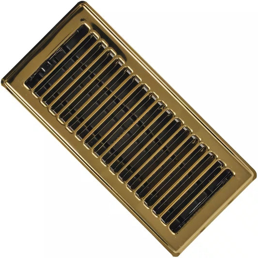 REGISTER FLOOR POL BRS 3X10IN