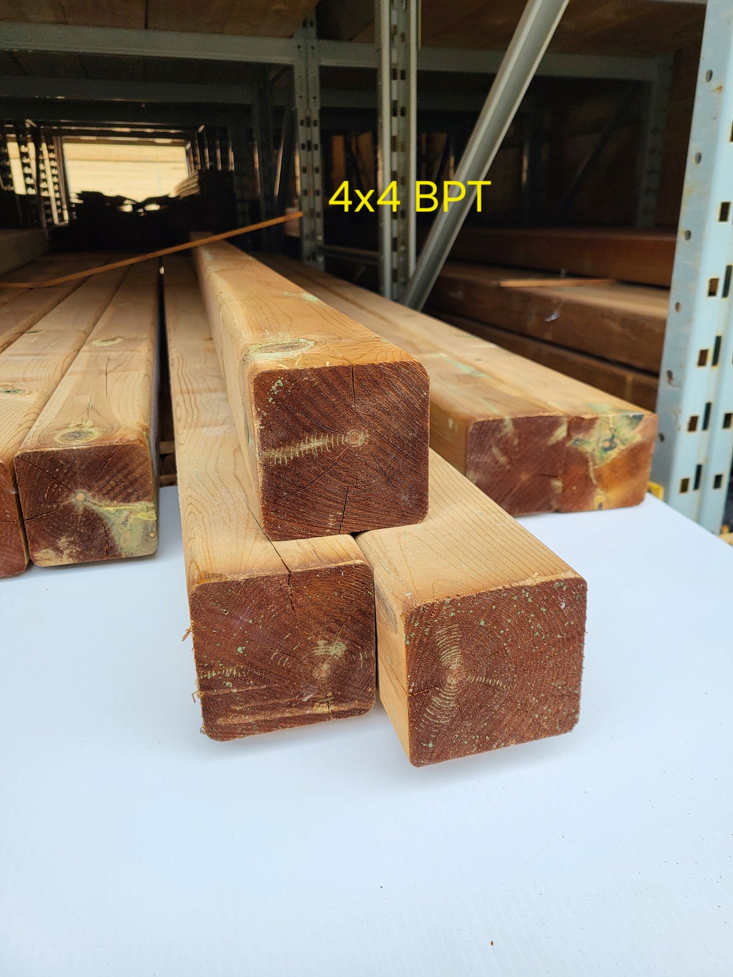 4x4 Brown Pressure Treated