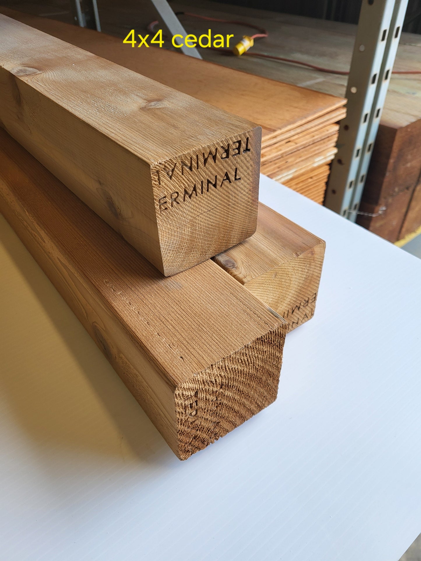 4x4 Cedar