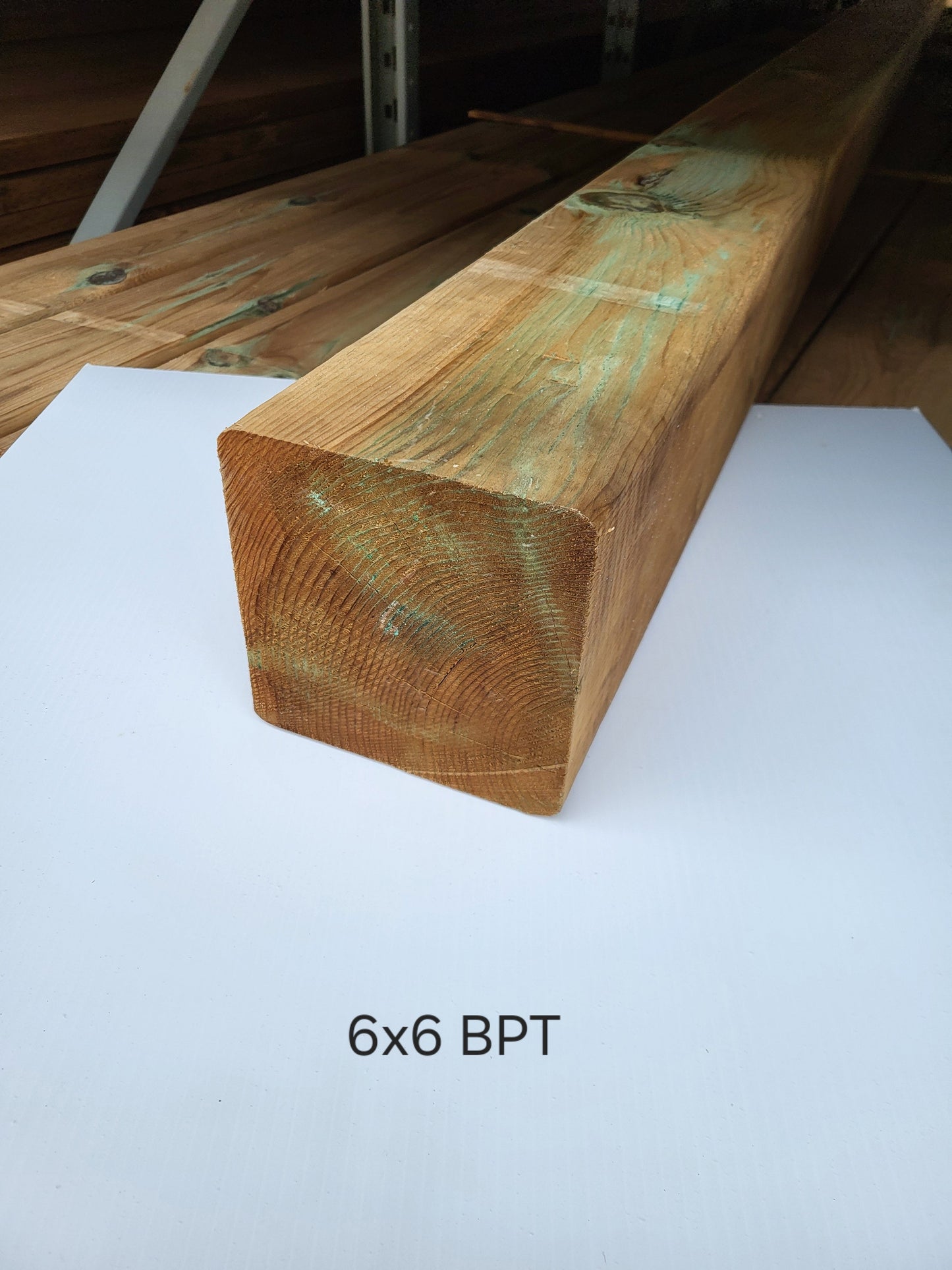 6x6 Brown Pressure Treated