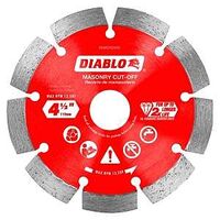 Diablo DMADS0450 Saw Blade, 4-1/2 in Dia, Segmented Rim, 1/PK