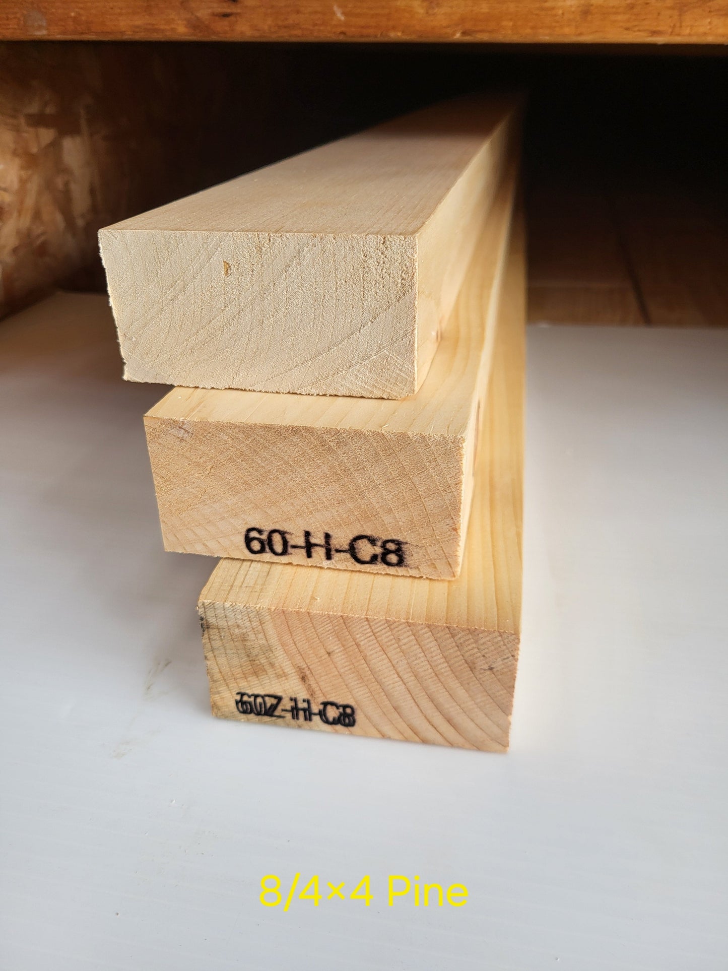 8/4x4 Pine