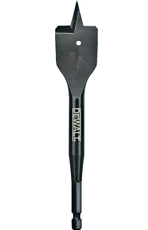 DeWALT DW1580 Spade Drill Bit, 7/8 in Dia, 6 in OAL, 1/4 in Dia Shank, Hex Shank