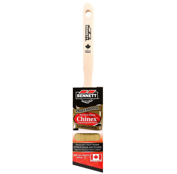 BENNETT PN 9999 50 Paint Brush, 2 in W, Chinex Blend Bristle