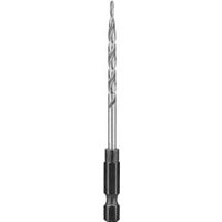DeWALT DW2537 Drill Bit, 9/64 in Dia, 3 in OAL, Countersink, Spiral Flute, 4-Flute, 1/4 in Dia Shank, Hex Shank