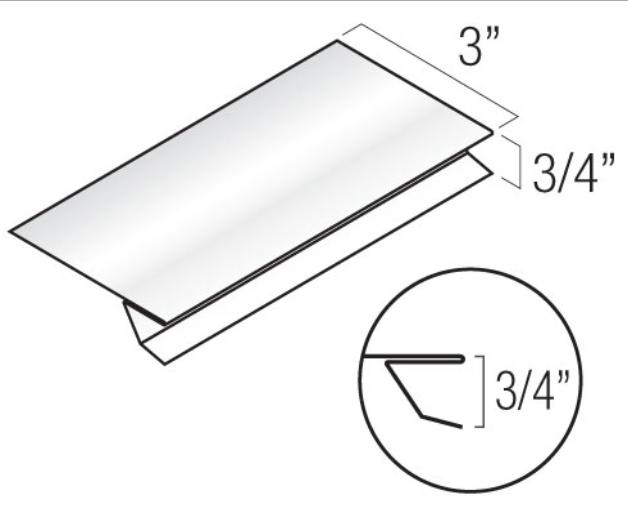 SPEC EAVESTARTER 10' BLACK