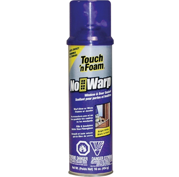 Touch 'n Foam No Warp 7565062416 Window and Door Sealant, White