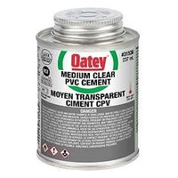 Oatey 48922 PVC Cement 1-Step Medium Grey, 946mL