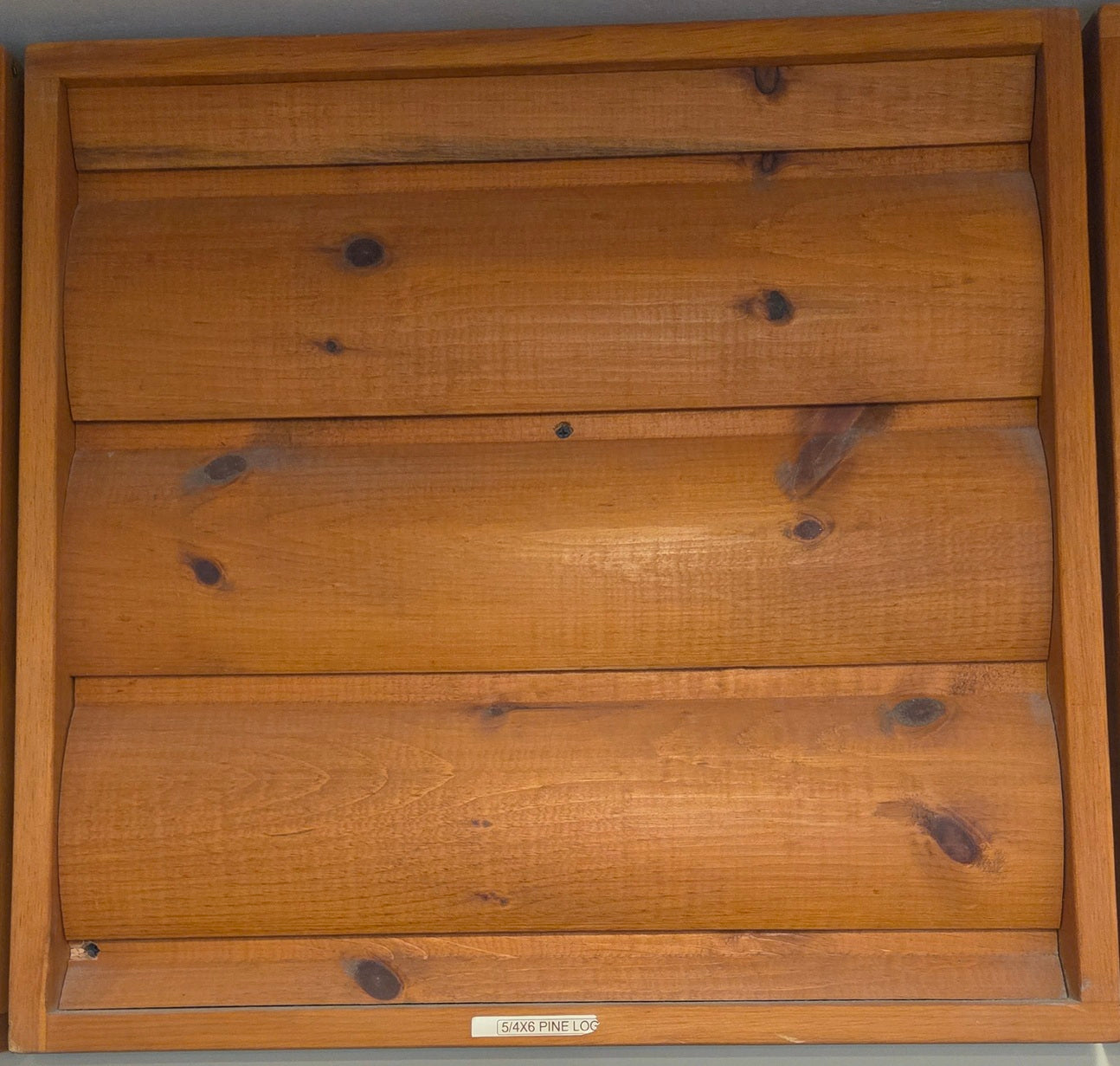 5/4x6 Pine Log Siding