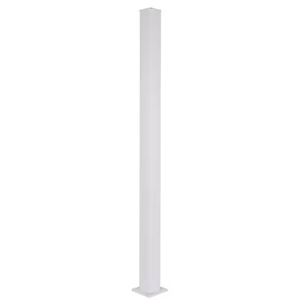 Regal RSP-0W Stair Post, 42 in H, 2-1/4 in W, Aluminum, White