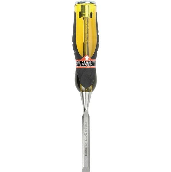 Stanley 16-974 Chisel, 3/8 in Tip, 9 in OAL, Chrome Carbon Alloy Steel Blade, Ergonomic Handle