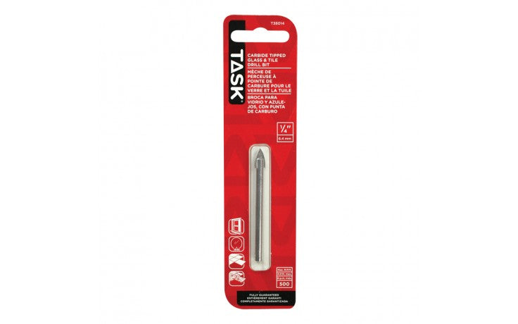 Task T38014 Drill Bit, 1/4 in Dia, 2-1/4 in OAL