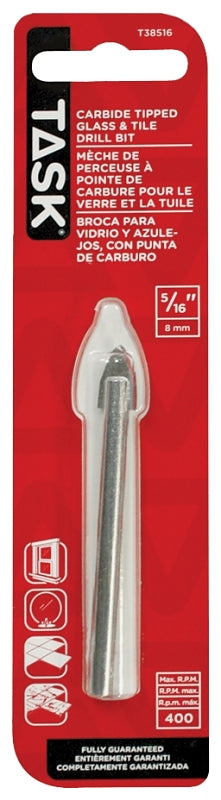 Task T38516 Drill Bit, 5/16 in Dia, 2-7/8 in OAL