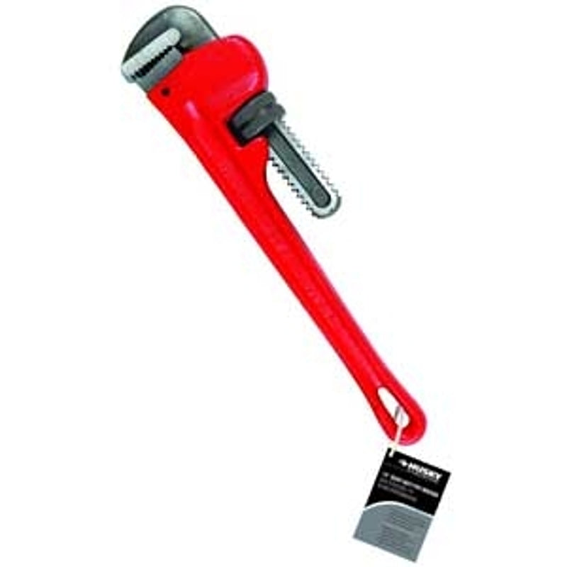 Task T25438 Pipe Wrench, 18 in L, Milled Jaw, Steel, I-Beam Handle