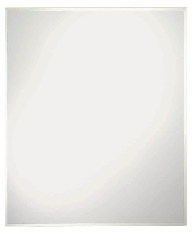 RENIN 201240 Somerset Frameless Mirror, 36 in L, 30 in W, Rectangular, Clear Frame