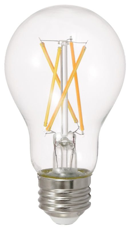 Sylvania 49827 Natural LED Bulb, General Purpose, A19 Lamp, 60 W Equivalent, E26 Lamp Base, Dimmable, Clear