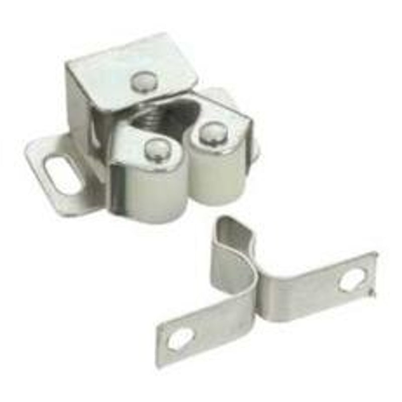Richelieu BP6032G Double Roller Catch, 1-1/4 in W x 5/8 in D Catches, Metal, Zinc