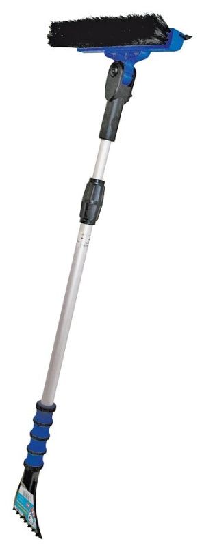 Mallory 583-EP Sport Telebroom, 10 in W Blade, Rubber Blade, 34 to 52 in L Handle, Aluminum Handle