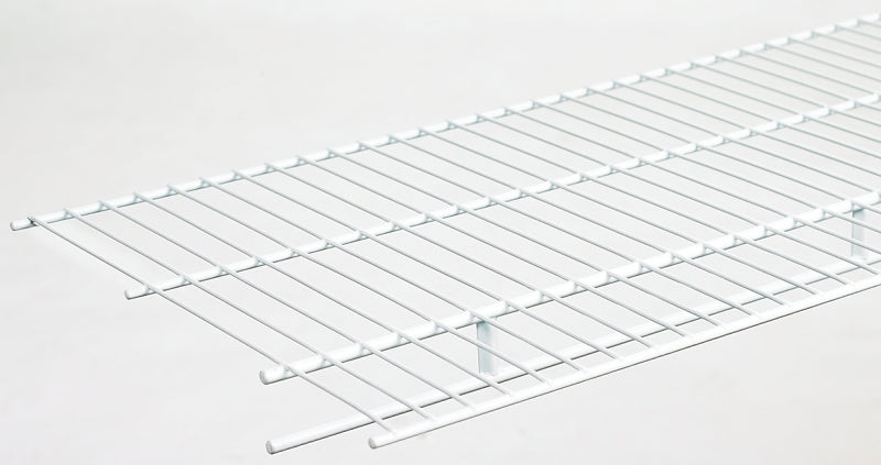 ClosetMaid 37305 Wire Shelf, 100 lb, 1-Level, 16 in L, 144 in W, Steel, White