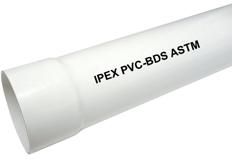 IPEX PVC SWR 4inx10ft Solid, STD