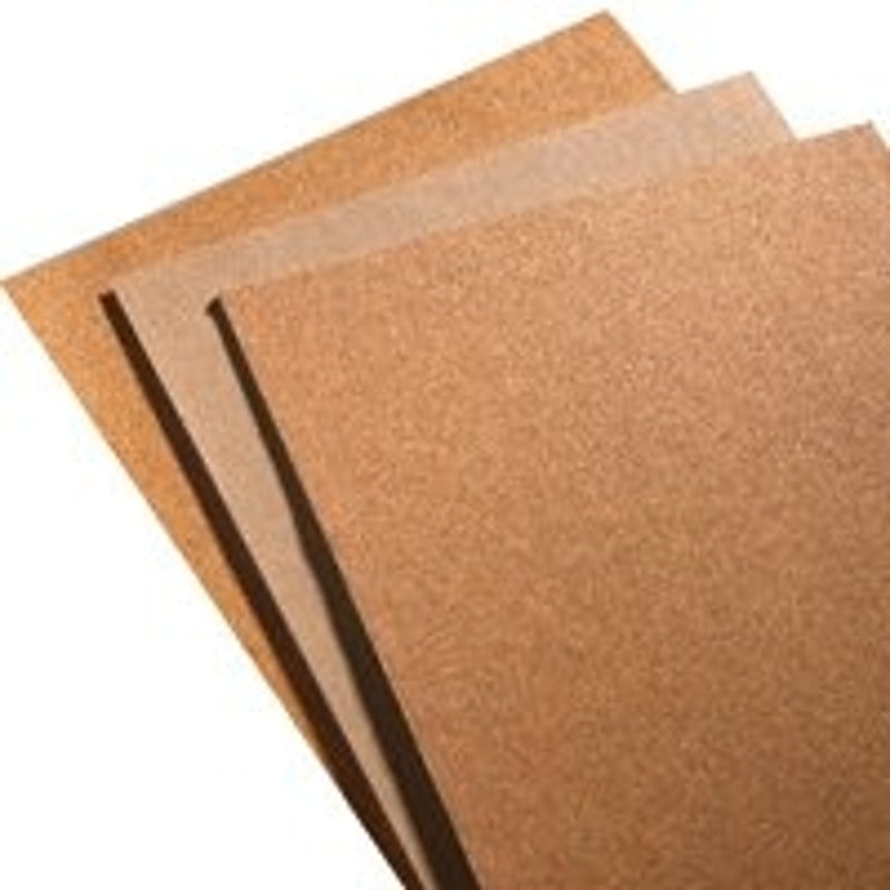 NORTON 07660701516 Sanding Sheet, 11 in L, 9 in W, Coarse, 80 Grit, Garnet Abrasive, Paper Backing