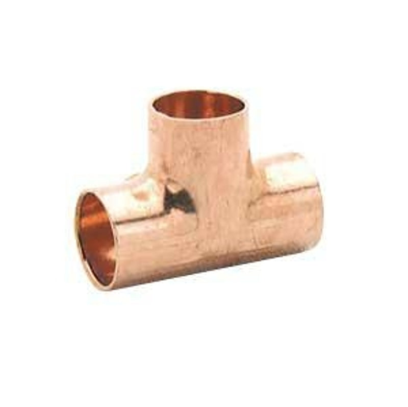 aqua-dynamic 9006-003 Pipe Tee, 1/2 in, Sweat x Compression, Copper