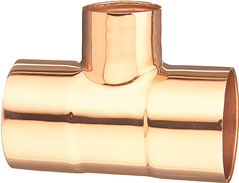 aqua-dynamic 9006-443 Pipe Tee, 3/4 x 1/2 in, Sweat x Compression, Copper