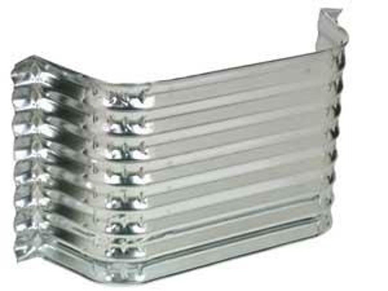 Conquest Steel 632222 Window Well, 62 in L, 22 in W, 22 in H, Steel, Gray, Galvanized