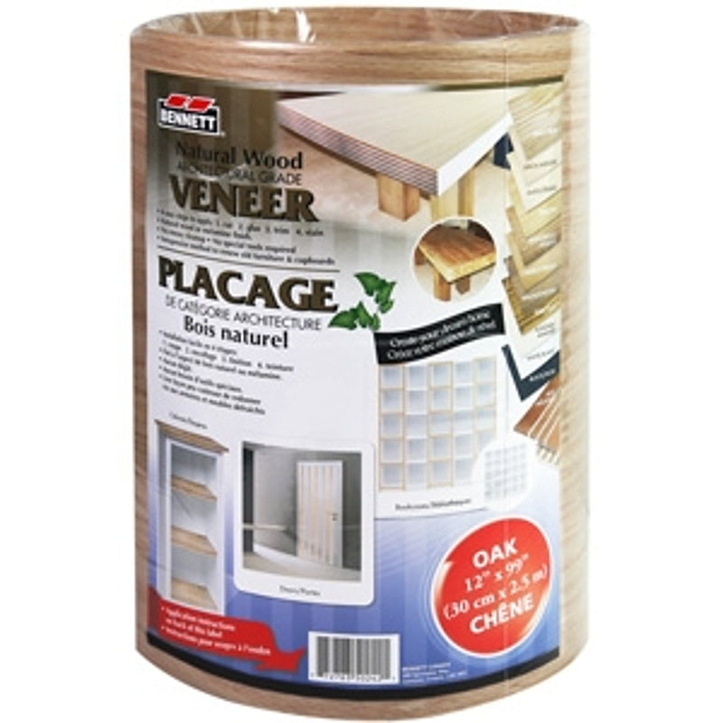 BENNETT PINE 12X99 Wood Veneer, 99 in L Nominal, 12 in W Nominal, Pine