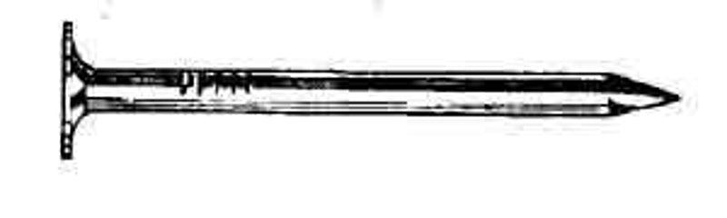 Duchesne 26810963 Roofing Nail, 4d Penny, 1-1/2 in L, 10 ga