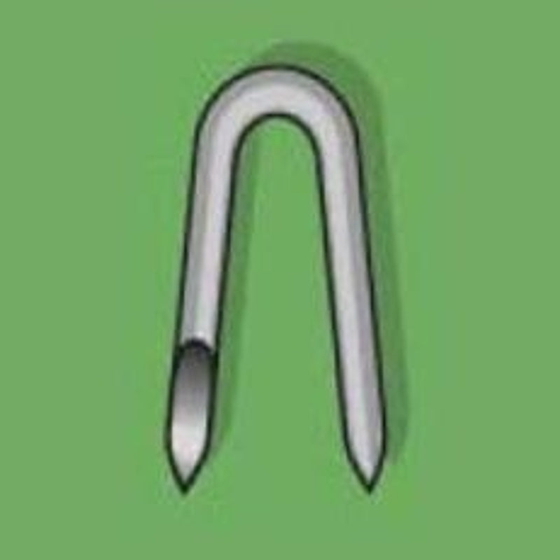 DUCHESNE 24020360 Mini Fence Staple, 1/4 in W Crown, 13 ga Gauge, Steel