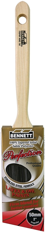 BENNETT FRPRF ANG 50 Paint Brush, 2 in W, Polyester Bristle