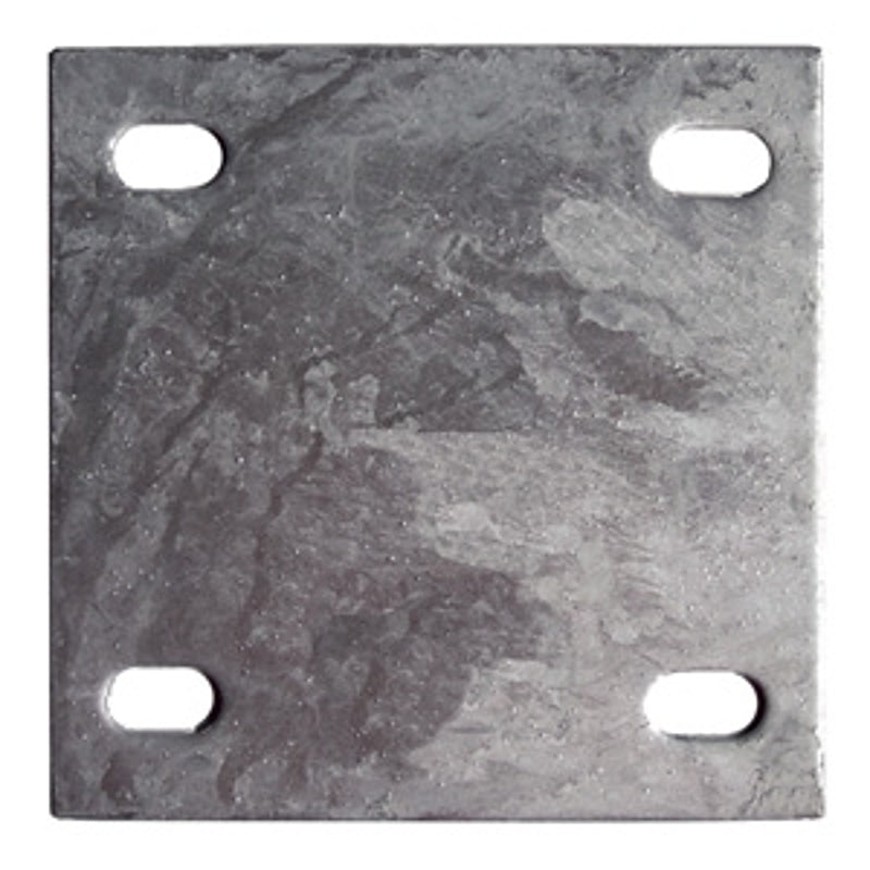 Multinautic 10010 Back Plate, 5 x 5 x 1/8 in, Galvanized Steel