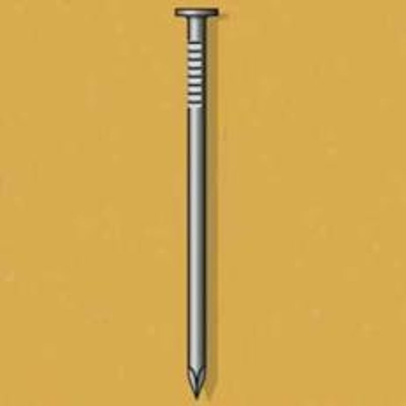 Duchesne 23601769 Common Nail, 8d, 2-1/2 in L, Steel, Bright, Flat Head, Smooth Shank, Gray, 550