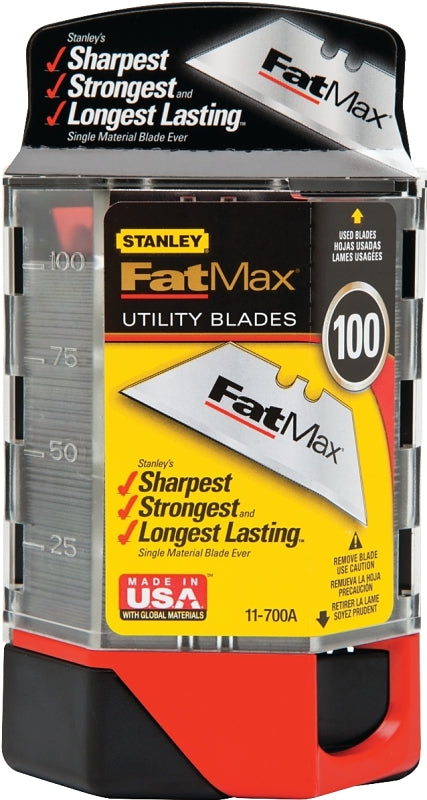Stanley 11-700A Blade, 2-7/16 in L, Carbon Steel, 2-Point