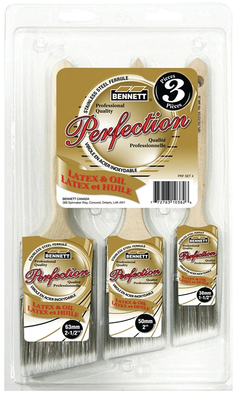 BENNETT PRF SET 4 Paint Brush Set, 3-Brush