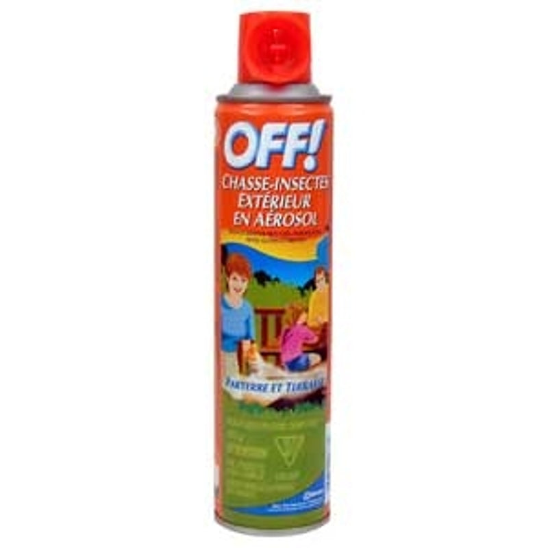 OFF! 618424 Area Bug Insecticide, Liquefied Gas, Spray Application, Indoor, Outdoor, 350 g Aerosol Can