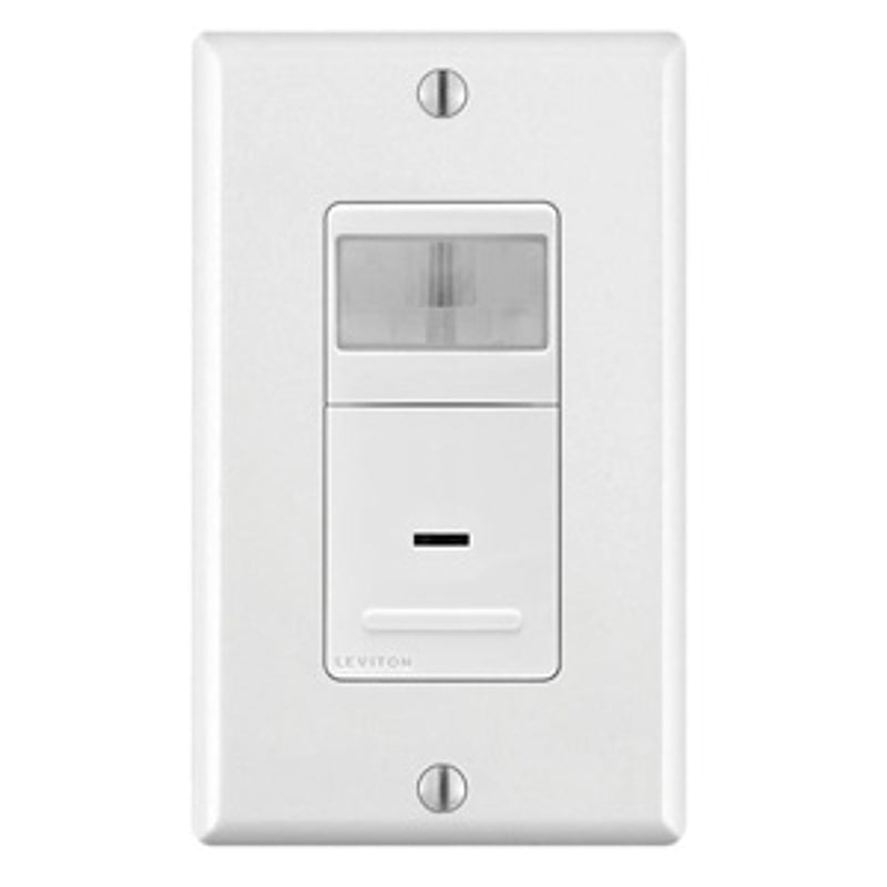 Leviton IPS02-742 Occupancy Sensor, 1 -Pole, 180 deg View, 900 sq-ft Coverage Area
