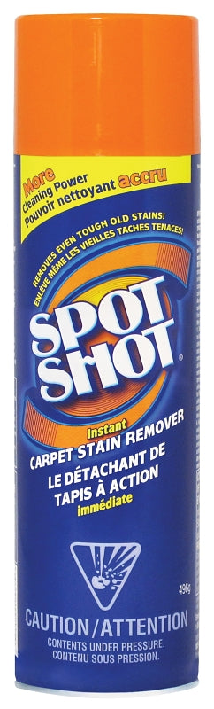 Spot Shot 927 Carpet Stain Remover, 496 g Aerosol Can, Liquid, Mild Glycol Ether