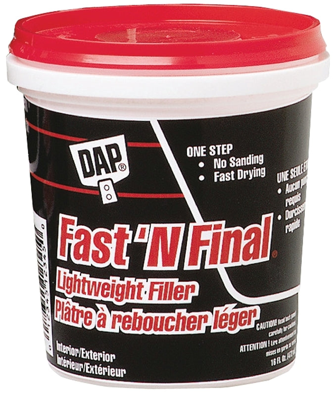 DAP 23050 Spackling Compound, White, 473 mL