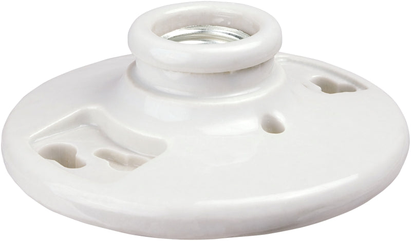 Eaton Wiring Devices 604-SP Lamp Holder, 250 VAC, 660 W, White